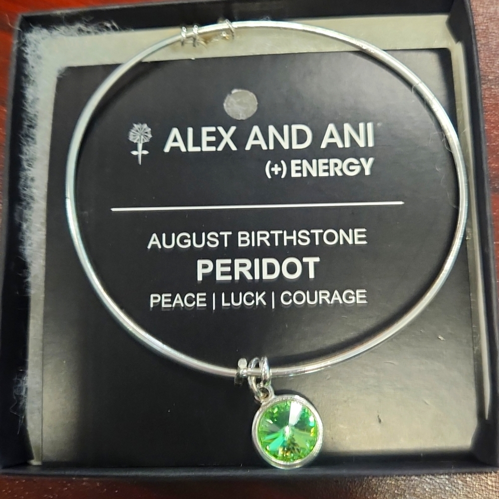Alex and Ani birthstone bangle